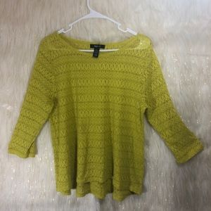STYLE & CO Lightweight Knit Top Size L